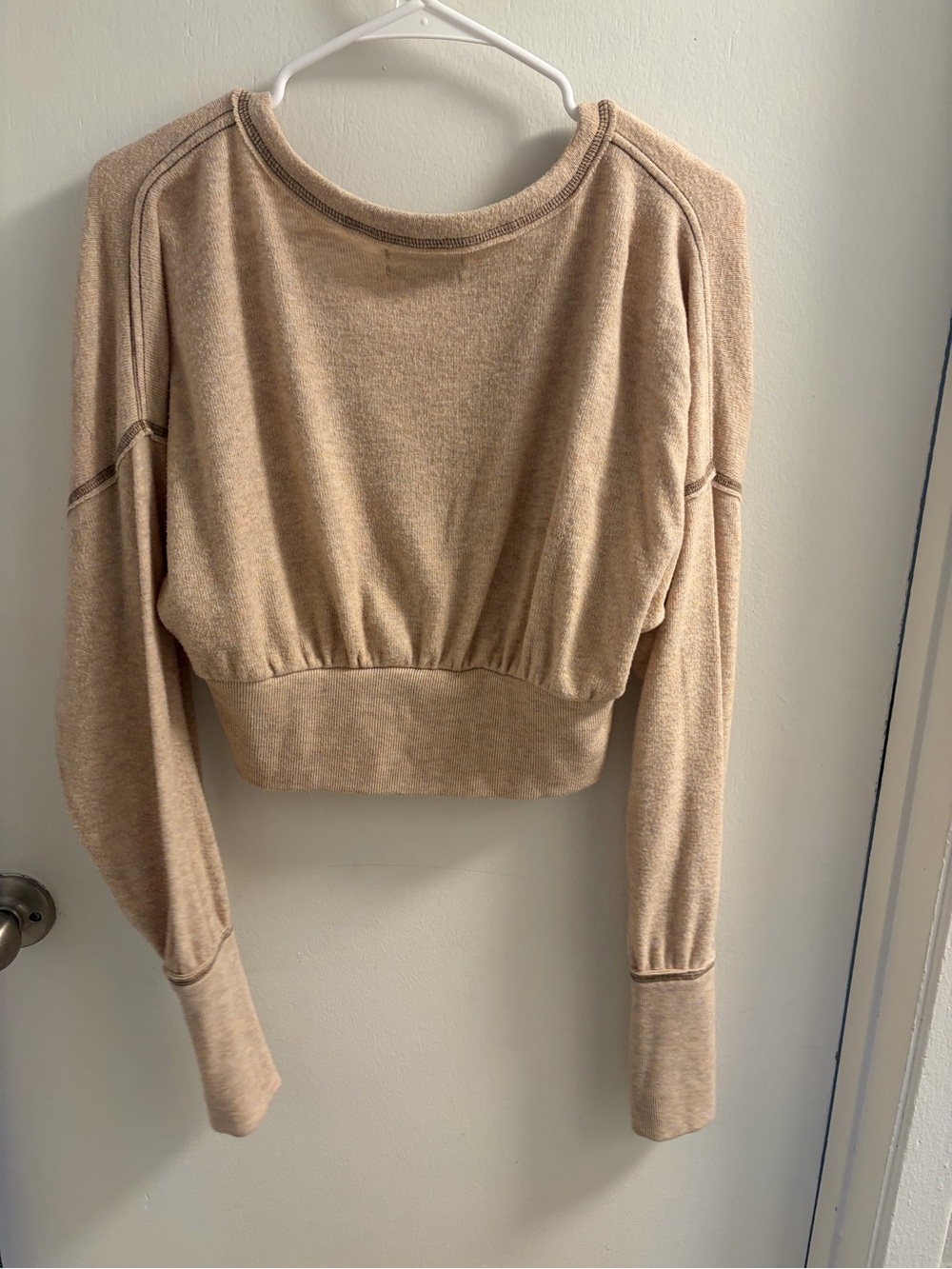 Urban Outfitters Sandstone Cropped Button-Up Cardigan - Picture 2 of 9